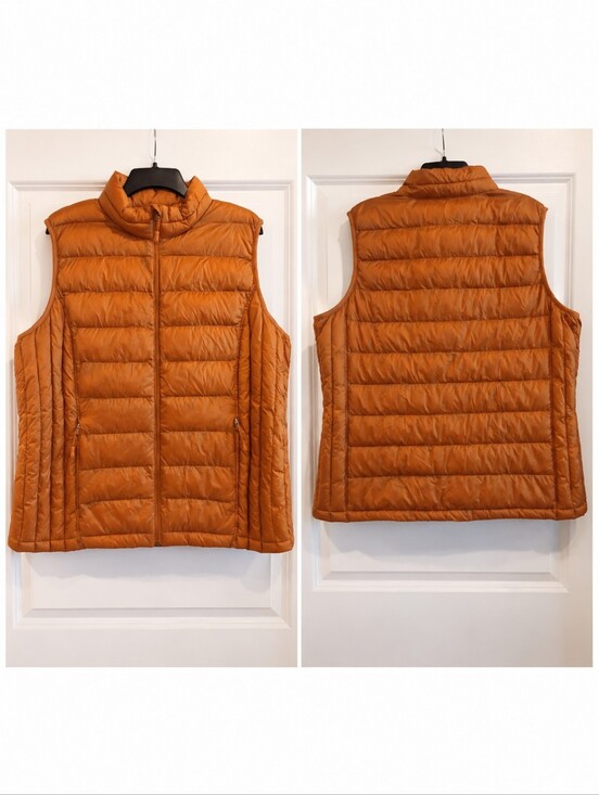 32 Degrees Jackets & Blazers - 32 Degrees Women's Burnt Orange  Quilted Puffer Vest Size 2XL